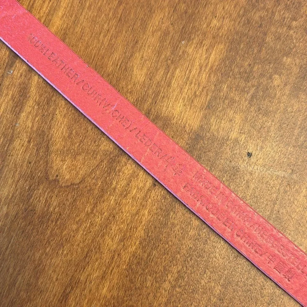 Super Cute Land's End Orange Patent Leather Belt - XL